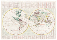 Nouvaux Mappemonde ou Globe Terrestre avec des Tables et des Remarques pour Conduire a la Connoissance de la Geographie et de l'Histoire