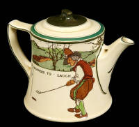 Charles Crombie Golf Series Ware Tea Pot