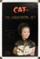 Poster advertising airline Civil Air Transport