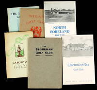 Lot of six golf club histories and handbooks