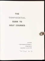 The Confidential Guide to Golf Courses