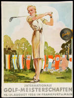 Internationale Golf-Meisterschaften: 15.-21. August 1938 in Frankfurt a.Main.