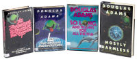 Four signed titles from the Hitchhiker's Guide series