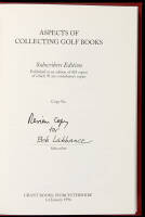 Aspects of Collecting Golf Books. Subscribers Edition
