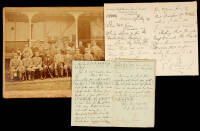 Photograph and 3 letters pertaining to golf clubmaker James Govan