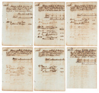 12 slave trade ship manifests from ships entering the port of Charleston