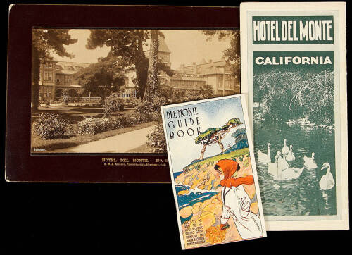 Hotel Del Monte, two promotional publications and an original photograph