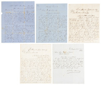 11 letters and notices addressed to Guillermo Carrillo, 19th c. Santa Barbara Californio manuscripts