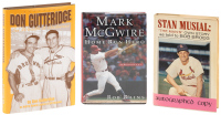 Three signed books about the St. Louis Cardinals