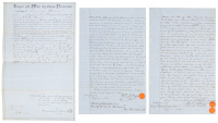 Three manuscripts from Santa Barbara county related to a contract for the delivery of cattle