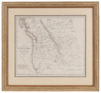 Map of the United States Territory of Oregon West of the Rocky Mountains. Exhibiting the various Trading Depots or Forts occupied by the British Hudson Bay Company, connected with the Western and northwestern Fur Trade