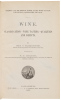 Wine: Classification, Wine Tasting, Qualities and Defects - 2