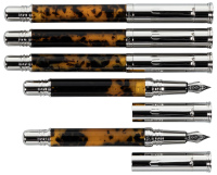 FERRARI DA VARESE: Spartacus Amber Lot of Five Writing Instruments