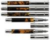FERRARI DA VARESE: Spartacus Amber Lot of Five Writing Instruments