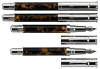 FERRARI DA VARESE: Spartacus Amber Lot of Four Writing Instruments