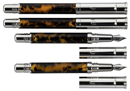 FERRARI DA VARESE: Spartacus Amber Lot of Four Writing Instruments