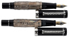 LABAN: Two Sterling Silver and Wood Fountain Pens