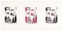 Lot of five early silkscreen prints