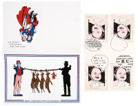 Lot of two Holiday Card proofs