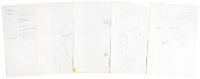 Drawings for Mole Show stage backdrops