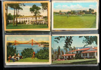 Collection of 60 California Golf Course, Clubhouse and Golf Scene Postcards