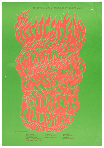 Presented in San Francisco by Bill Graham: The Association / Quicksilver Messenger Service / Grass Roots / Sopwith Camel