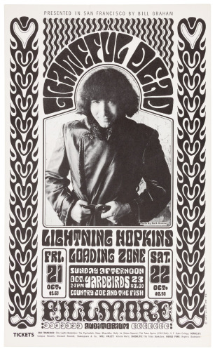 Presented in San Francisco by Bill Graham: Grateful Dead / Lightning Hopkins...Yardbirds