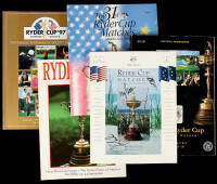 12 Ryder Cup Programs (one signed by 3 golfers)