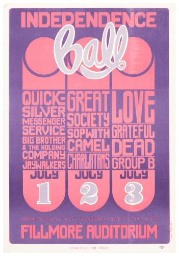 Independence Ball Presented in San Francisco by Bill Graham
