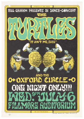 Bill Graham Presents in Dance-Concert The Turtles and the Oxford Circle