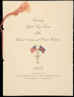 Honoring Ryder Cup Teams of the United States and Great Britain, 1955 November 1st...