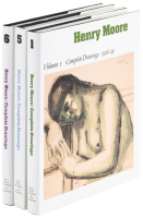 Three volumes from Henry Moore: Complete Drawings, 1916-83