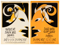 Two Bill Graham Presents in San Francisco posters by David Singer: