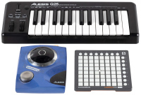 Alesis Air FX, Alesis Q25, Novation Launch Pad Mini