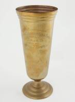 Brass Trophy Cup from the St. Louis District Golf Association