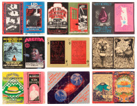 Collection of Bill Graham Presents postcards