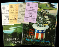 Two official 1970's golf tournament programs: 72nd U.S. Open and 59th PGA Championship