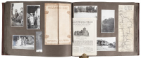 Photograph album and scrapbook documenting Detroit family's trip to California