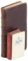 Two miniature religious volumes in French