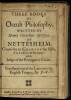 Three books of occult philosophy, written by Henry Cornelius Agrippa, of Nettesheim, counseller to Charles the Fifth, Emperor of Germany: and judge of the Prerogative Court. Translated out of the Latin into the English tongue, by J.F. - 2