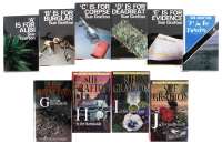 WITHDRAWN Sue Grafton's Alphabet series books, A-J, signed