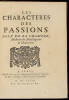Les Characteres des Passions - 2