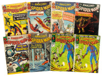 AMAZING SPIDER-MAN Nos. 12, 17, 18, 28, 32, 33 [and] ANNUAL No. 5 * Lot of Eight Comics