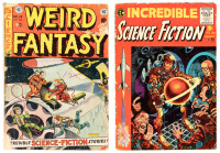 WEIRD FANTASY No. 14 [and] INCREDIBLE SCIENCE-FICTION No. 30 * Lot of Two Comics