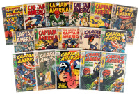 CAPTAIN AMERICA * Lot of 33 Comics, Including No. 117 (1st Appearance: FALCON)