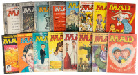 MAD * Lot of 33 Magazines, 1950s-1960s, Including #24 (1st Magazine)