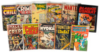 TALES FROM THE CRYPT, CHAMBER OF CHILLS, FRONTLINE COMBAT, and Other Crime, Horror and War Comics * Lot of 11 Comics