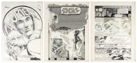 [Original Comic Art] MARSHALL ROGERS and STEVE LEIALOHA * DOCTOR ORIENT * Three Pages of Original Art from Scorpio Rose #1, with Extras