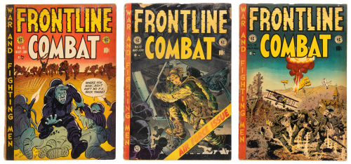 FRONTLINE COMBAT Nos. 6, 12, 13 * Burns Brothers Undercopies