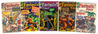 FANTASTIC FOUR Nos. 17, 25, 37, 43, 44 * Lot of Five Comics